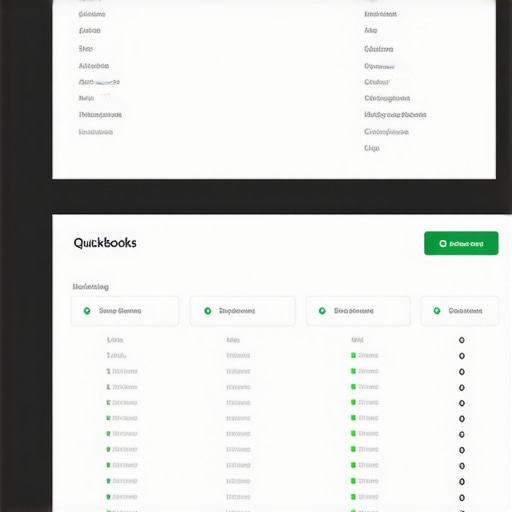 A high-tech interface illustrating the integration of project management and accounting software for tax credit documentation.