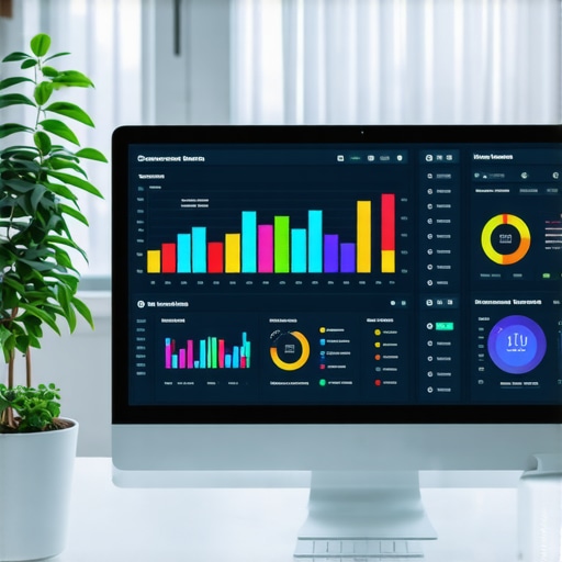 Scaling Financial Systems for Growth Digital accounting dashboard showing business growth metrics and financial stability.