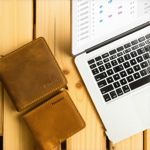 Two wallets labeled Business and Personal on a desk representing financial separation