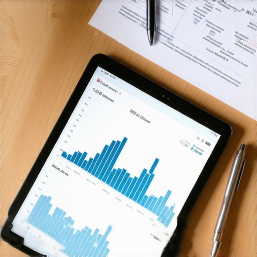 Close-up of financial data and tax notices on a desk for audit preparation