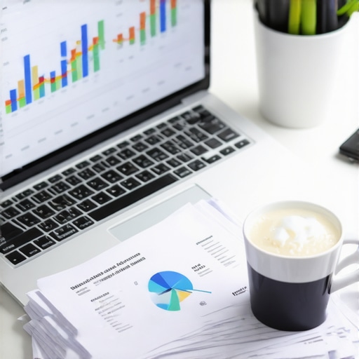 A organized office desk with financial reports and state tax forms for strategic business scaling.