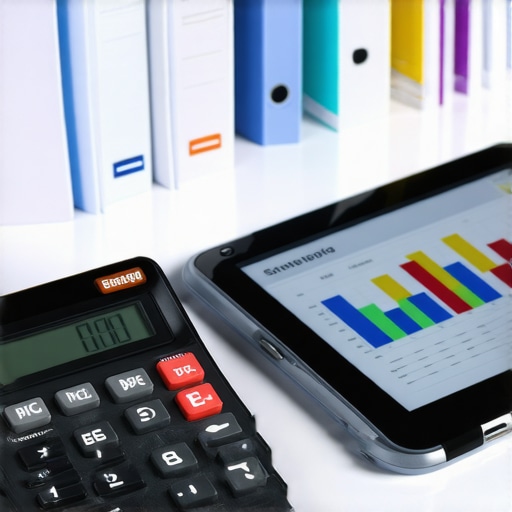 Professional desk setup illustrating strategic financial advisory and audit protection