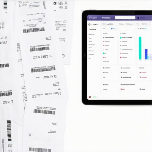 Comparison between manual bookkeeping chaos and strategic digital accounting clarity