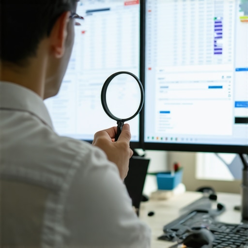 Business owner reviewing complex financial statements to identify strategic growth opportunities.