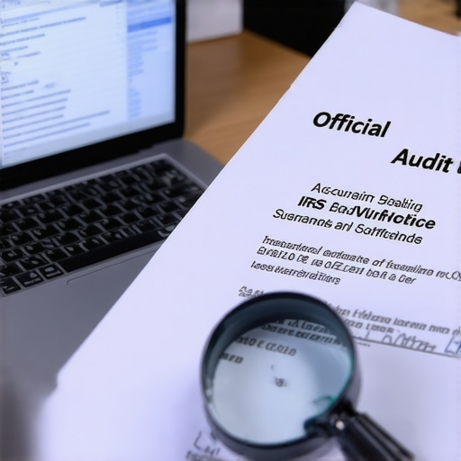 Illustration of accounting software errors leading to tax audit concerns.