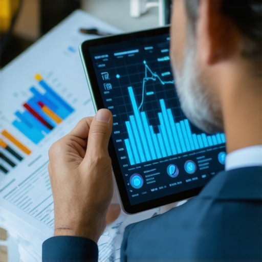 An analyst reviewing advanced financial data and balance sheet nuances to find hidden profits.
