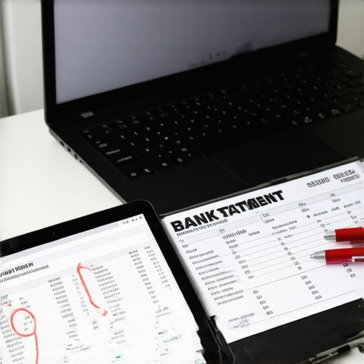 A person comparing digital financial records from two different software platforms to find errors.