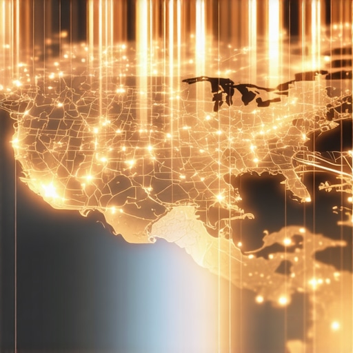 Graphic map showing multi-state tax connections for a growing firm.