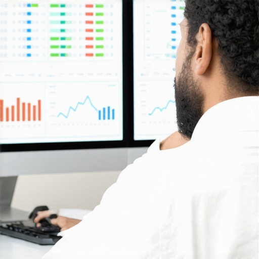 Business owner comparing mismatched financial reports from a broken software integration.