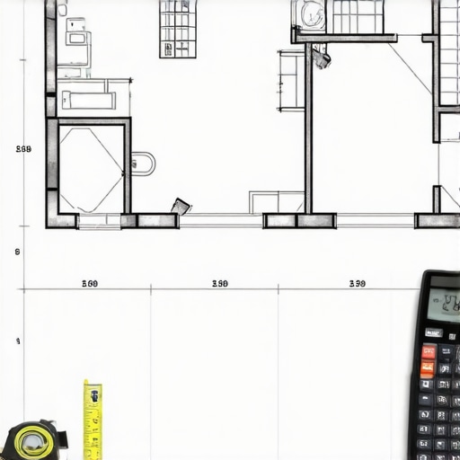 A floor plan illustrating a dedicated home office space for tax deduction purposes.